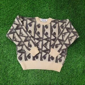 Vintage Kalaroo Wool Sweater Womens 2XS/XS 23x21 Baggy Textured Heavyweight